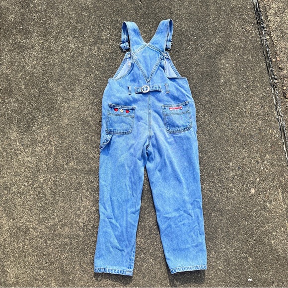 Vintage Looney Tunes Children’s denim overalls Size 7 1990s Kids unisex - Picture 7 of 9